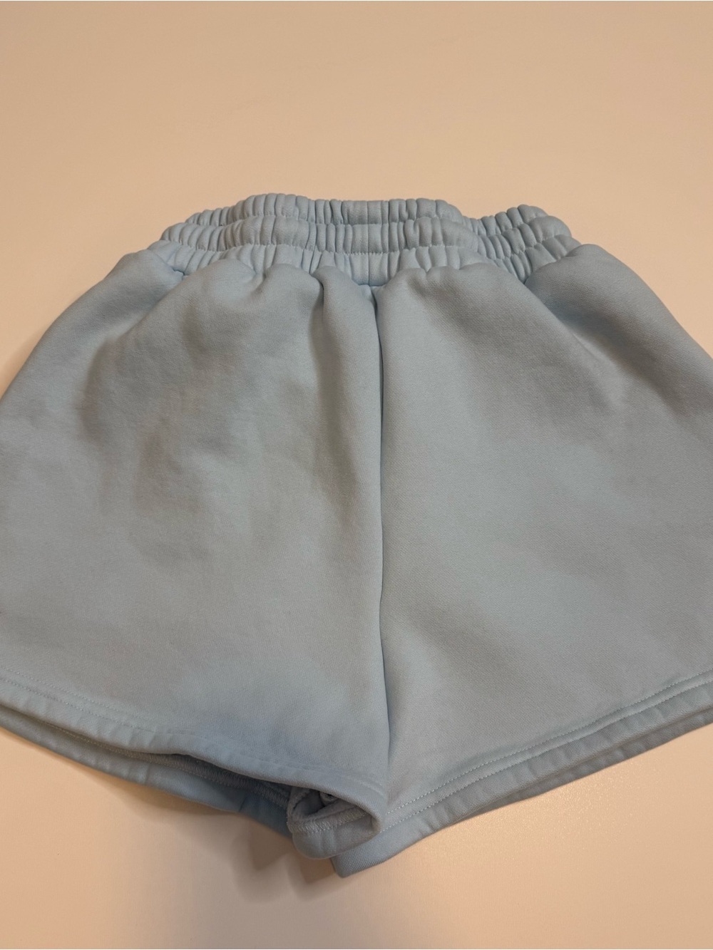 Comfrt Collection Pastel Edit Fleece Lounge Shorts Blue Size Small - Picture 10 of 10